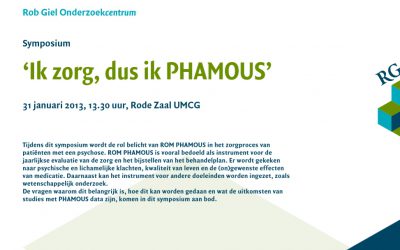 31 januari 2013: PHAMOUS-symposium