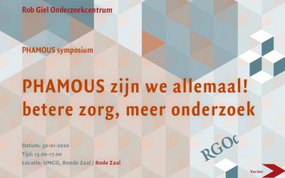 30-1-2020: PHAMOUS zijn we allemaal!